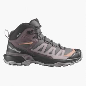 NEW SALOMON women's x ultra 360 mid cswp waterproof hiking shoes in plum kitten/